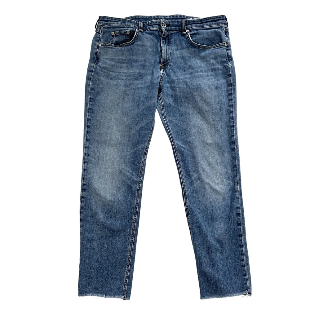 Rag & Bone Slim Boyfriend Jeans Women's Size 32 Dre Low Rise Ankle Fray Mariposa - Picture 3 of 12
